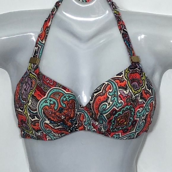 Victoria's Secret Other - VICTORIAS SECRET molded cups bohemian paisley top